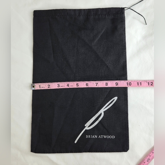 Brian Atwood 10"x 16" Inch Black Shoes Dust Bag - Picture 6 of 6